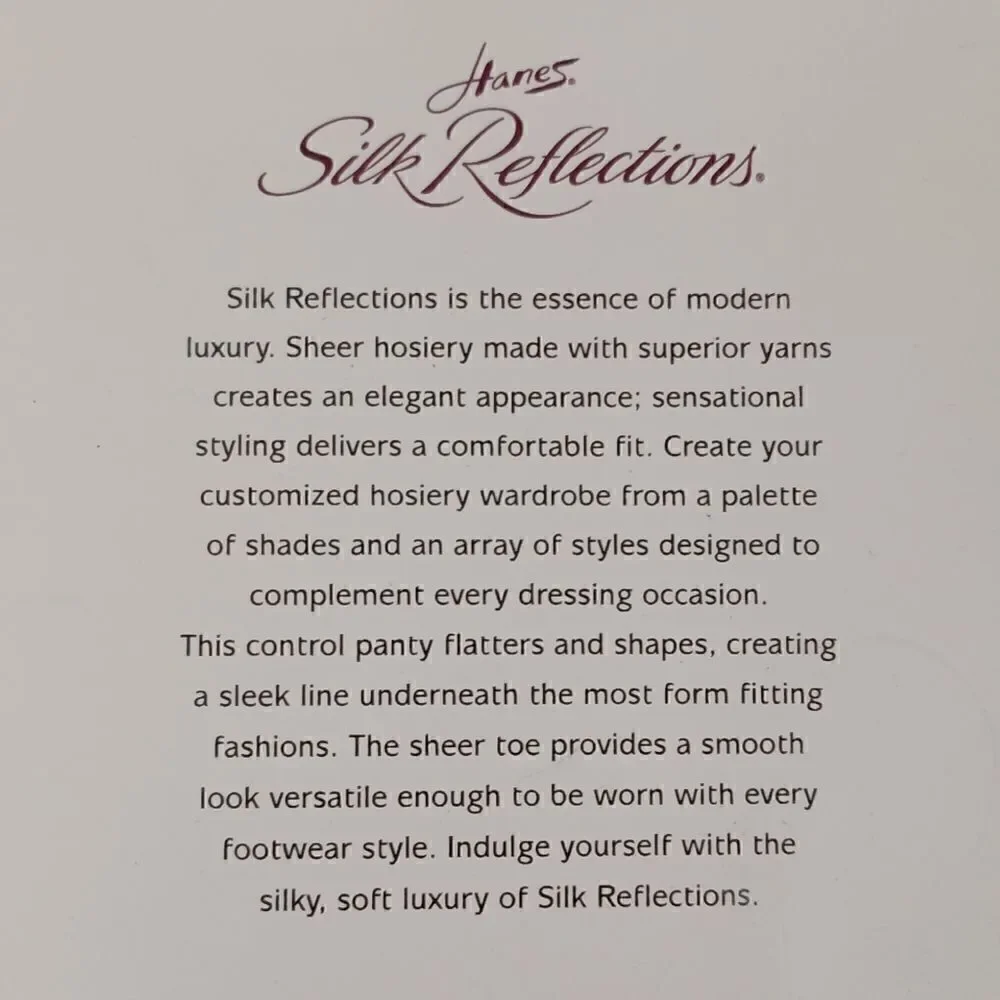 Hanes silk reflections